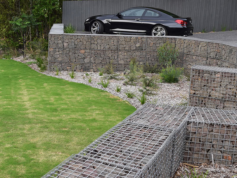 Gabion Mesh Design Plan for Car Parks