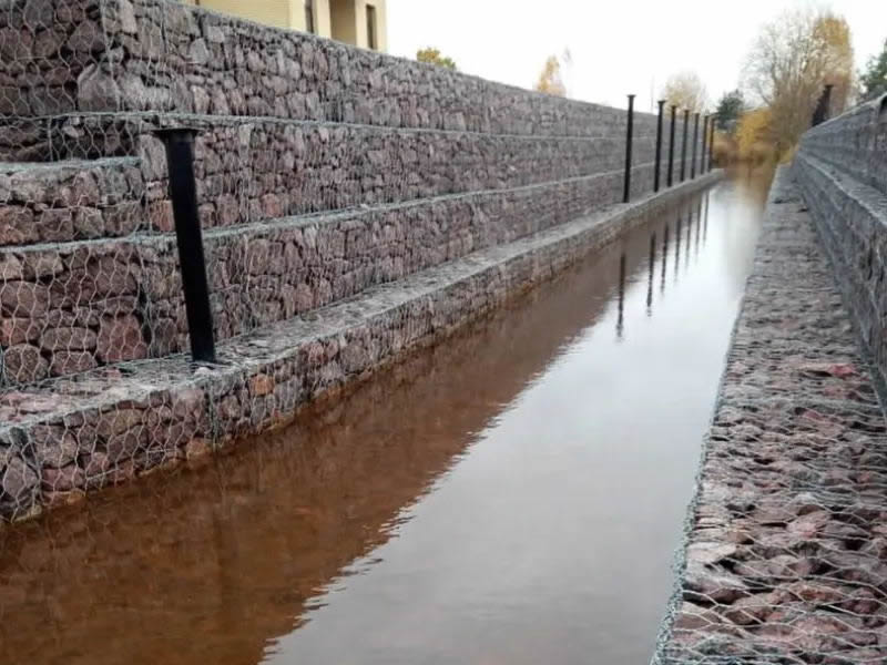 Gabion Mesh Are Used in Flood Control Projects